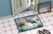 Blue Heron Emerging As The Day Fades Doormat Front Door Mat Indoor Outdoor Rugs For Entryway, Non Slip Washable Low Pile, 24H X 36W_maomaolike.com