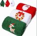 Christmas Hand Towels, Maxs Dish Towel Bathroom Kitchen,100% Cotton,Decorative Dish Face Towels Set For Drying,Cleaning,Cooking And Decorations,Embroidered Holiday Design_maomaolike.com