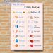 Daily Routine Checklist Painting Poster, Cute Colorful Cartoon-style Morning & Bedtime Task Chart Poster, Assists In Organizing Daily Habits Suitable_maomaolike.com
