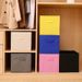 Foldable Lidless Storage Box, Household Non-woven Fabric Underwear Storage Box, Large Organizer Box, Wardrobe Miscellaneous Storage Box_maomaolike.com