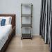 Korean Black 4-Tier Heavy Duty Stainless Steel Storage Shelving Unit, 100lbs/shelf (49"H X 14.9"W X 13.7"D) For Indoor/Outdoor Organization , Modular Rack, Extremely Durabl_maomaolike.com