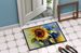 Sunflowers In Watercolor Doormat Front Door Mat Indoor Outdoor Rugs For Entryway, Non Slip Washable Low Pile, 24H X 36W_maomaolike.com