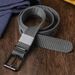 HOT Porous canvas men's pin buckle students youth Korean version of hundred jeans belt military training lengthened female_maomaolike.com