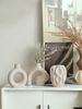 3PC Ceramic Vase Set, Modern Minimalist Style Hollow Spiral Vase, Decorative Vase For Home Living Room Bedroom Office, Ornaments_maomaolike.com