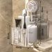 Suction Cup Storage Rack For Toilet, Bathroom, Washbasin, Shower Gel, No-drill Comb, Wall-mounted Storage Box_maomaolike.com