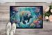 Manatee In A Dreamscape Doormat Front Door Mat Indoor Outdoor Rugs For Entryway, Non Slip Washable Low Pile, 24H X 36W_maomaolike.com