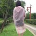 Travel Raincoat Beige | Waterproof Lightweight Foldable Hooded Jacket Garden - 889_maomaolike.com