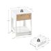 15.75" Rattan End Table With Drawer, Modern Nightstand, Side Table For Living Room, Bedroom_maomaolike.com