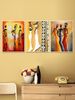 African Ethnic-inspired Abstract Decorative Painting African Woman In A Skirt Living Room Sofa Backdrop Artwork Art Exhibition Piece_maomaolike.com