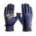 Cycling gloves men's autumn and winter reflective waterproof zipper outdoor warm plus velvet thickened mountaineering sports gloves women_maomaolike.com