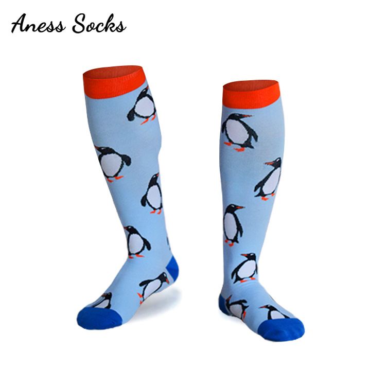 Men's and women's fitness pressure socks, outdoor sports, cycling, skipping rope, running special socks, elastic long sports socks _maomaolike.com