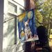 Bull Terrier Happy Birthday House Flag Large Porch Sleeve Pole Decorative Outside Yard Banner Artwork Wall Hanging, Polyester, House Size, Multicolor_maomaolike.com