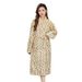 Leopard Print & Rainbow Chenille Robes: Softness Meets Versatility For Men & Women_maomaolike.com