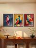 European And American Artistic Style, Featuring Penguins, Owls And Peacocks, Living Room Sofa Backdrop Decorative Painting, Art Exhibition Piece._maomaolike.com