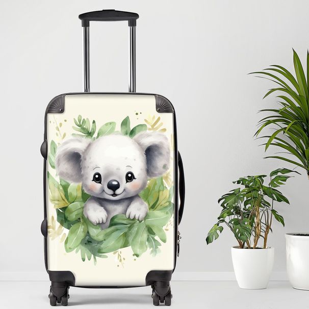 Koala2 Luggage, 20/24/28 Inch Luggage, Carry-On, Custom Luggage, Luggage Set, Suitcase, Travel, Vacation, Cabin Suitcase, Custom Suitcase, Personalized Luggage_maomaolike.com
