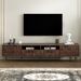 Mid Century TV Stand With 2 Drawers, Media Console Table For TVs Up To 85'', Entertainment Center With Storage For Living Room, Bedroom, Home Theatre_maomaolike.com