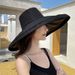 Hot Sale Fashionable large brim solid color fisherman hat, outdoor sun hat_maomaolike.com