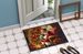 Yorkshire Terrier Yorkie And Santa Claus Doormat Front Door Mat Indoor Outdoor Rugs For Entryway, Non Slip Washable Low Pile, 24H X 36W_maomaolike.com