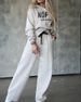 Women's Clothing casual hooded hoodie set of wide-leg pants_maomaolike.com