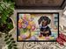 Decorating Easter Dachshund Doormat Front Door Mat Indoor Outdoor Rugs For Entryway, Non Slip Washable Low Pile, 24H X 36W_maomaolike.com