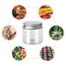 20Pcs/lot 30/50/60/80ml Storage With Lids Aluminum Round Canister Empty Plastic Cosmetic Jars Food Travel Bottle Pot_maomaolike.com