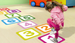 Hopscotch Eco-Friendly Floor Self-Adhesive Waterproof Kindergarten Children's Room Cartoon Educational Parent-Child_maomaolike.com