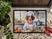 Brittany Spaniel The Chef Doormat Front Door Mat Indoor Outdoor Rugs For Entryway, Non Slip Washable Low Pile, 24H X 36W_maomaolike.com