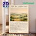 The Beatitudes Painting Poster, Warm-toned Pastoral Landscape With Sacred Scripture Poster, Inspirational Religious Decor Suitable For Home, Church_maomaolike.com