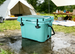 25QT Portable Cooler, Insulated Hard Cooler With Bottle Opener, Cup Holder, Forming Ruler, Travel, Beach, Camping, Fishing_maomaolike.com