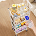 Trolley Kitchen Floor Bedroom Multi-layer Baby Supplies Mobile Backpack Rack Snack Storage Organizer_maomaolike.com