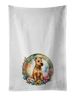 Lakeland Terrier And Flowers Kitchen Towel Set Of 2 White Dish Towels Decorative Bathroom Hand Towel For Hand, Face, Hair, Yoga, Tea, Dishcloth, 19 X 28", White_maomaolike.com