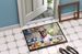 Staffordshire Bull Terrier The Chef Doormat Front Door Mat Indoor Outdoor Rugs For Entryway, Non Slip Washable Low Pile, 24H X 36W_maomaolike.com