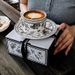 Fritillaria Flower Niche High-End French Retro Style Black And White Coffee Cup Luxury Box Exquisite Gift Set_maomaolike.com