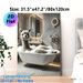 Alpaca Bathtub Themed Painting Poster, Whimsical Realistic Alpaca In Foamy Tub Poster, Adds Playful Lighthearted Charm, Ideal For Bathroom Wall Decor_maomaolike.com