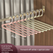 Goose-Shaped Hanger For Home Use, Special Non-Marking Pans Clip, Ani-Slip 2-Shaped Z-Wardrobe Buil-in Sorage_maomaolike.com
