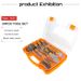Home Tool Set 34-piece Basic Mechanic Tool Set With Tool Box, Ideal For Home Repairs, Convenient Storage, With Individual Containers For Easy Portability_maomaolike.com