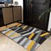 Living Room Rug Large Size Gorgeous Gold Frame Design Bedroom Rug Plush Thickened Machine Washable Thickened Underlay Interior Decorative Rug_maomaolike.com