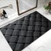 Bathroom Mat Toilet Mat Shower Mat Entrance Rug Absorbent Non-Slip Mat Soft Quick-Dry Machine Washable_maomaolike.com