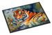 Tiger Doormat Front Door Mat Indoor Outdoor Rugs For Entryway, Non Slip Washable Low Pile, 24H X 36W_maomaolike.com