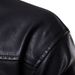 Men's clothing leather jacket Handsome leather jacket with cotton thickened motorcycle pilot autumn and winter coat_maomaolike.com