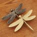 Brass Dragonfly Wings Detachable Retro Fashion Gold Accessories Desktop Decoration Metal Ornaments Crafts_maomaolike.com