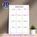 Yearly To-Do List Painting Poster, Pastel Color-blocked Grid Poster, Efficient Annual Task Organizer, Ideal For Home Office And Workspace_maomaolike.com