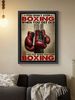 Retro Boxing Theme, Hardcore Motivational Culture, Boxing Gloves, Perseverance And Vitality, Sporting Mottos, Gym Scenes_maomaolike.com