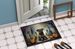 Border Terrier Spooky Halloween Doormat Front Door Mat Indoor Outdoor Rugs For Entryway, Non Slip Washable Low Pile, 24H X 36W_maomaolike.com