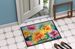 Chrysanthemums In Watercolor Doormat Front Door Mat Indoor Outdoor Rugs For Entryway, Non Slip Washable Low Pile, 24H X 36W_maomaolike.com