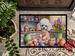 Decorating Easter White Poodle Doormat Front Door Mat Indoor Outdoor Rugs For Entryway, Non Slip Washable Low Pile, 24H X 36W_maomaolike.com