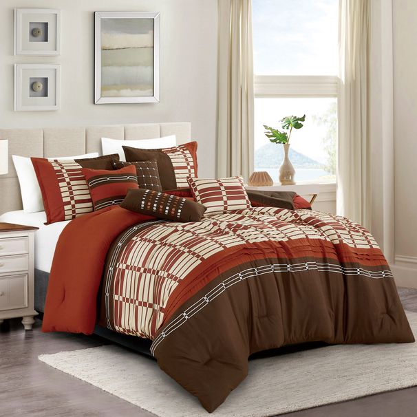 7 Pieces Comforter Set_maomaolike.com