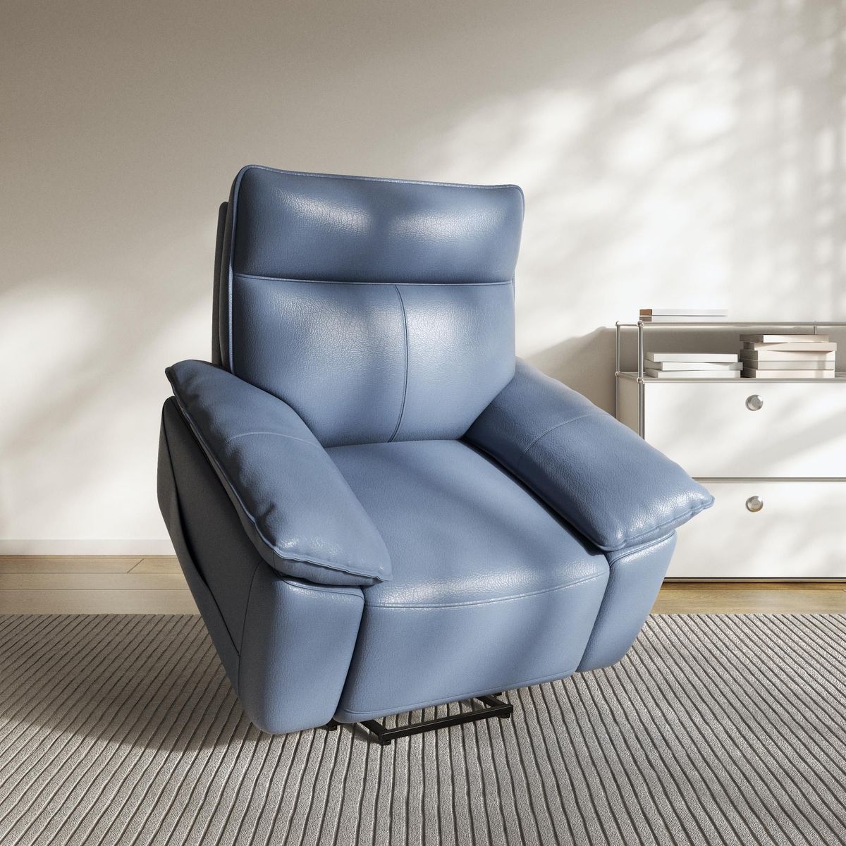Power Lift Recliner For Elderly, Electric Reclining Chair For Living Room Bedroom- Leather_maomaolike.com