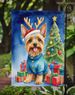 Silky Terrier Christmas Reindeer Garden Flag Mailbox Flag Decorative Yard Flag Banner Outside Patio Artwork Yard Flower Beds, Garden Size, Multicolor_maomaolike.com