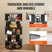 VEVOR 5 Tiers Rotating Shoe Rack Tower, 360°Spinning Shoe Display, Revolving Shoe Rack Storage Round Carousel, Lazy Susan Shoe Rack Organizer, Ideal For Bedroom, Living Room, Entryway, Black_maomaolike.com
